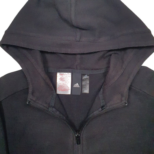 Mens Black Adidas Hoodie Jumper