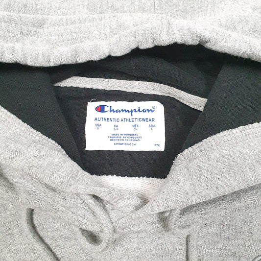 Mens Grey Champion Hoodie Jumper