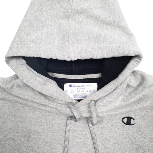 Mens Grey Champion Hoodie Jumper