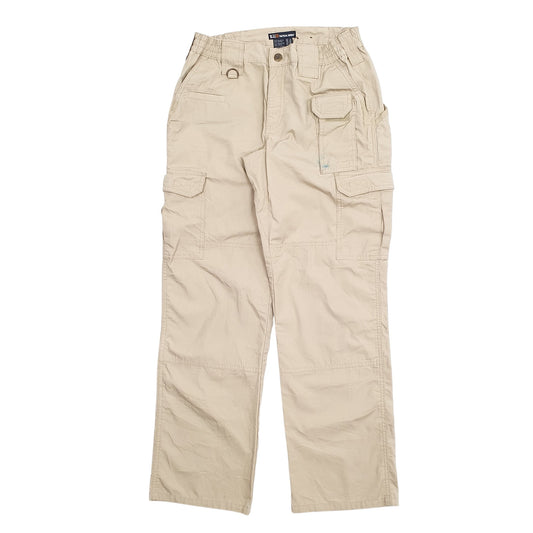 Womens Beige 5.11 Tactical Cargo Trousers