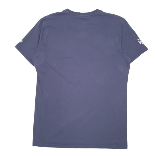 Mens Navy New Era NFL Seattle Seahawks Football USA Short Sleeve T Shirt