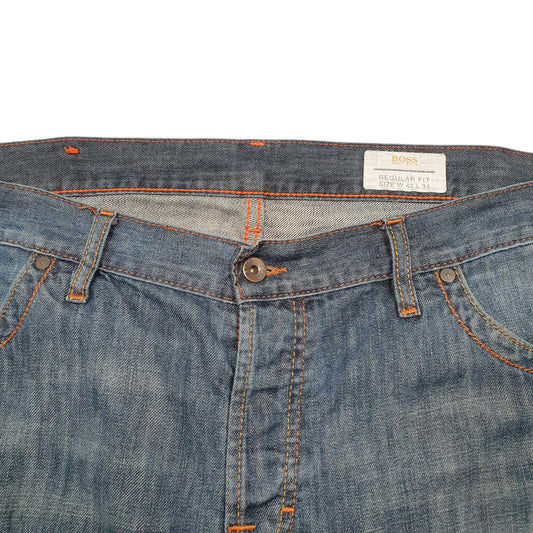 Mens Blue Hugo Boss Casual JeansW42 L31