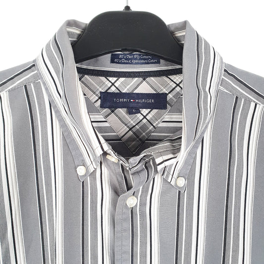 Mens Grey Tommy Hilfiger Long Sleeve Shirt