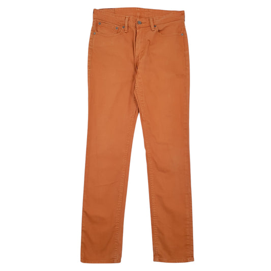 Mens Orange Levis 511 JeansW31 L32