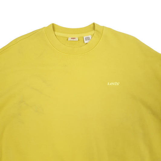 Womens Yellow Levis Crewneck Jumper