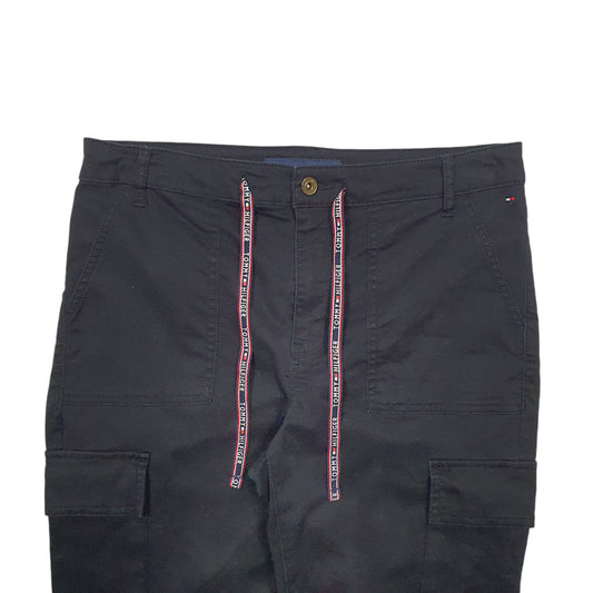 Womens Black Tommy Hilfiger Cargo Trousers