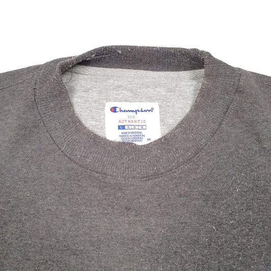 Mens Grey Champion Crewneck Jumper