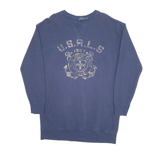 Mens Navy Polo Ralph Lauren USRLS Rescue Patrol Crewneck Jumper