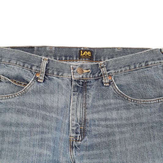 Mens Blue Lee Casual JeansW34 L29