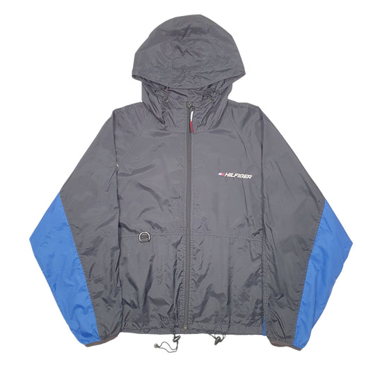 Mens Black Tommy Hilfiger Vintage 90s Lightweight Coat