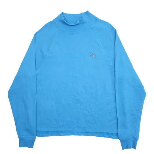 Mens Blue Champion Crewneck Jumper