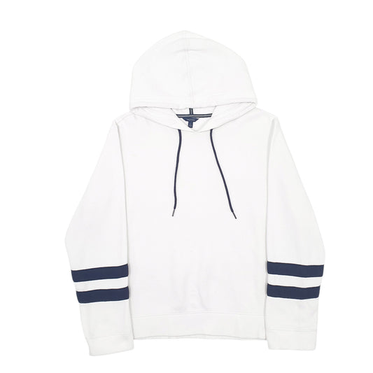 Mens White Nautica Hoodie Jumper