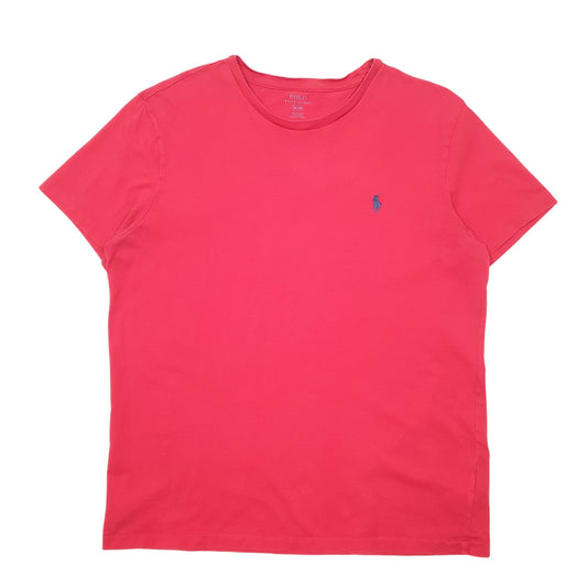 Mens Red Polo Ralph Lauren Short Sleeve T Shirt