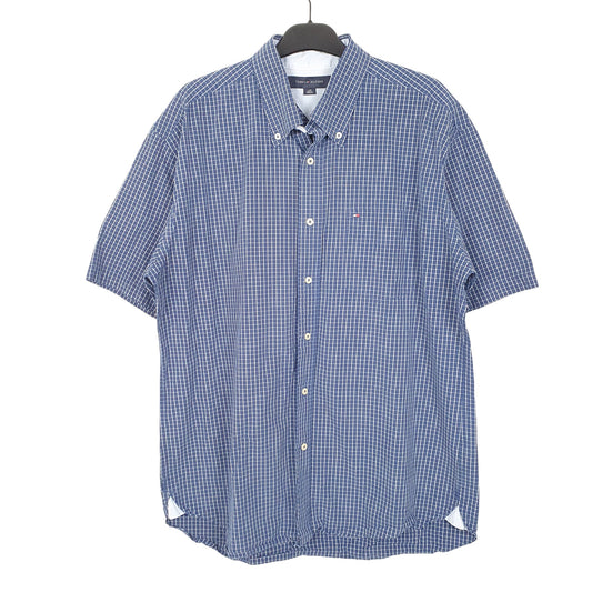 Mens Blue Tommy Hilfiger Short Sleeve Shirt