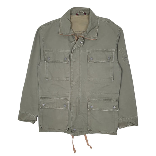 Mens Khaki Cottonfield Field Barn Coat