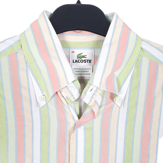 Mens Green Lacoste Long Sleeve Shirt