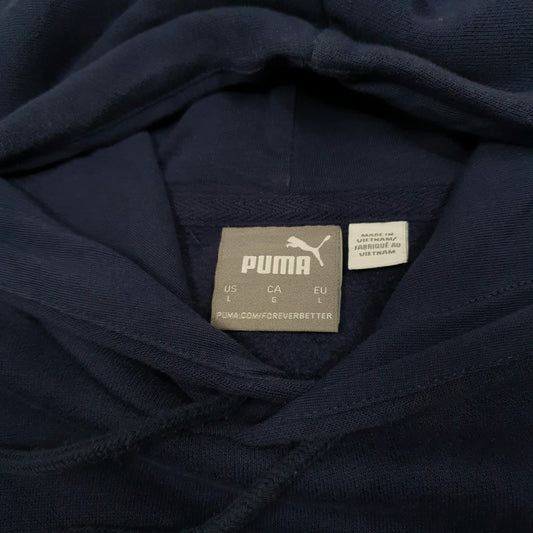 Mens Navy Puma Hoodie Jumper