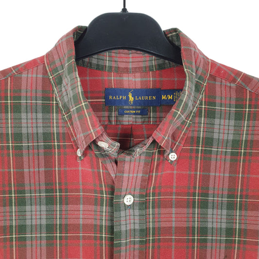 Mens Red Ralph Lauren Tartan Long Sleeve Shirt