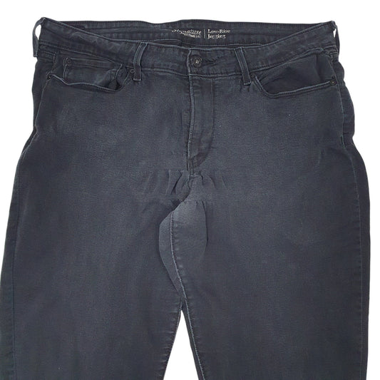 Womens Black Levis Low-Rise Jegging Signature JeansW38 L32