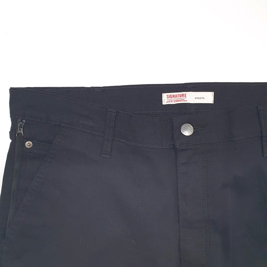 Mens Black Levis Signature JeansW38 L32