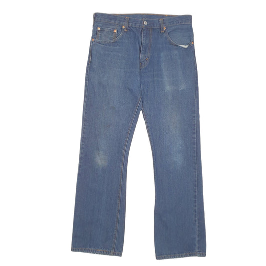 Mens Blue Levis 517 JeansW33 L34