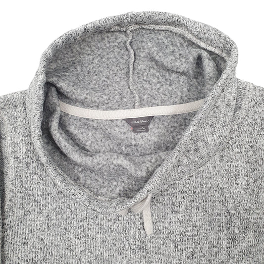 Womens Grey Eddie Bauer Turtle Neck Jumper
