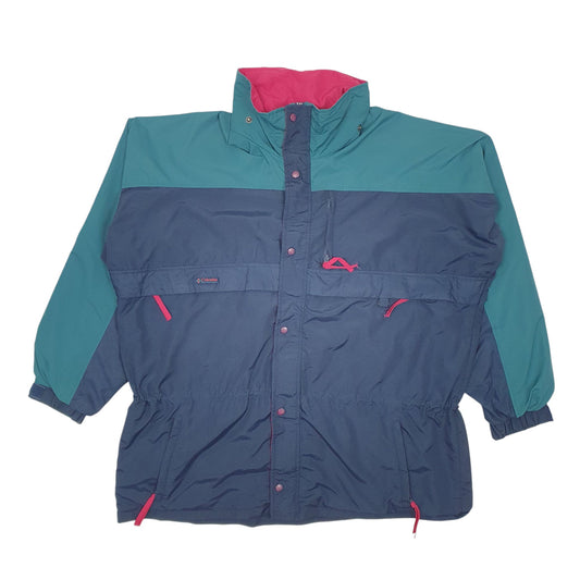 Mens Navy Columbia Sportswear Company Vintage 90s Made In Korea Coat