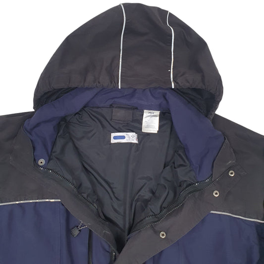 Mens Navy Fila Full Zip Coat