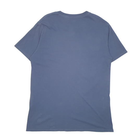 Mens Navy Levis California Spellout Grizzly Bear Short Sleeve T Shirt