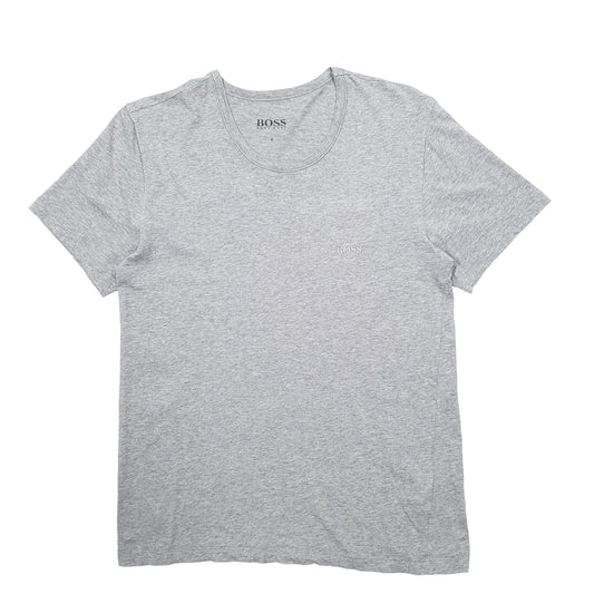 Mens Grey Hugo Boss Short Sleeve T Shirt