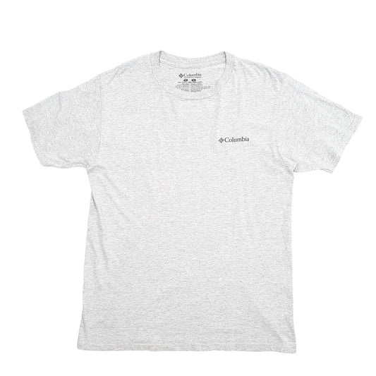 Mens Grey Columbia Sportswear Mountains Short Sleeve T Shirt