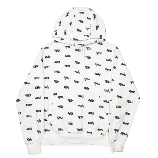 Mens White Nike Hoodie Jumper