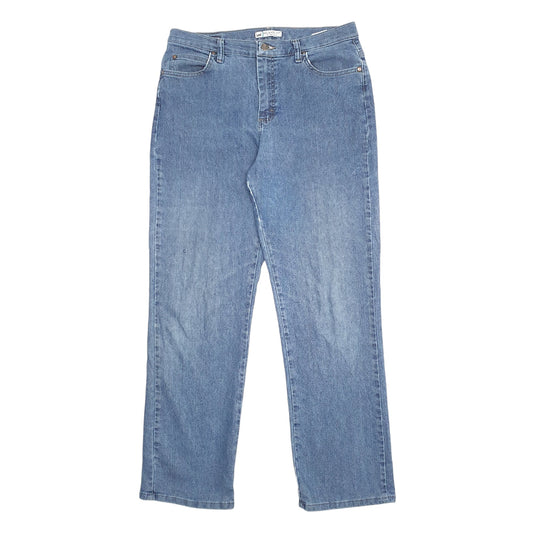 Womens Blue Lee At The Waist Stretch Fit Relaxed JeansW34 L32