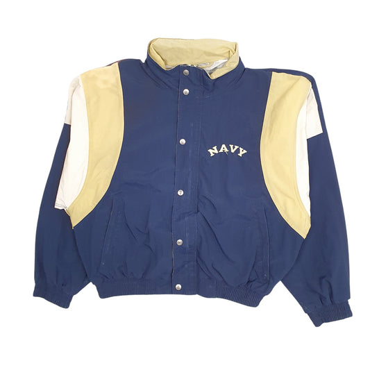 Mens Navy Champion Vintage 1990s Navy Bomber Coat