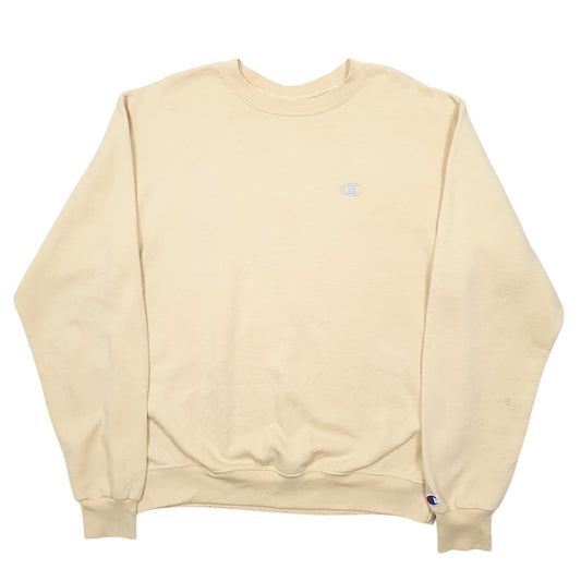 Mens Yellow Champion Crewneck Jumper