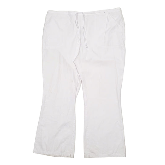 Mens White Dickies Chino Trousers