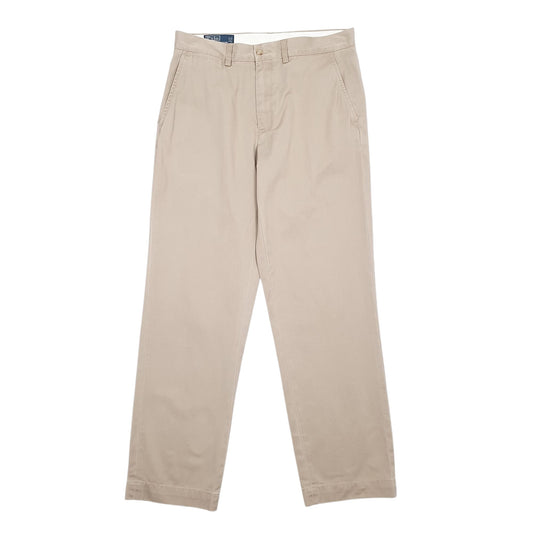 Mens Beige Polo Ralph Lauren Preston Pant Chino Trousers