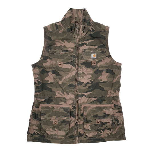 Mens Green Carhartt Camo Coat