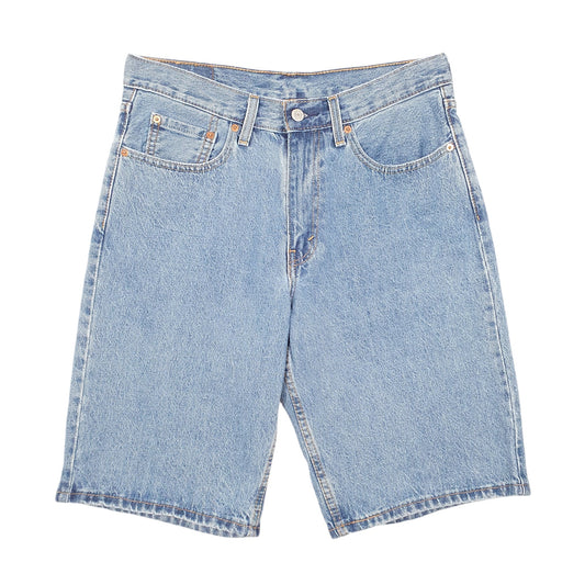 Mens Blue Levis Denim Jeans Jorts 469 Baggy Denim Shorts