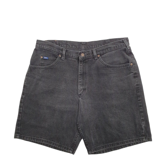Mens Black Lee Denim Shorts