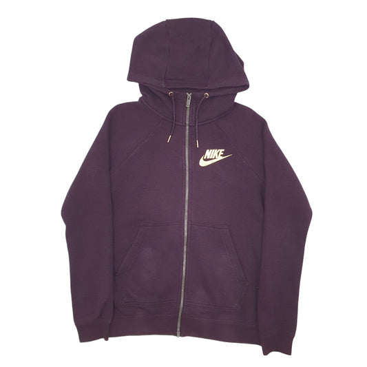 Womens Purple Nike Full Zip Jumper