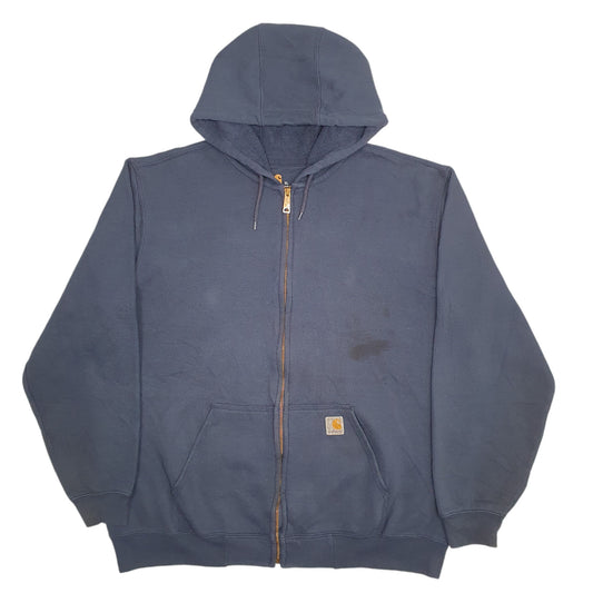 Mens Navy Carhartt Full Zip Jumper