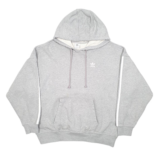 Womens Grey Adidas Hoodie Jumper