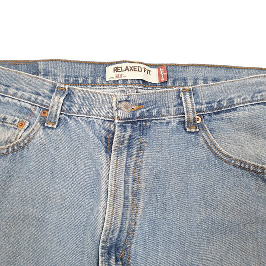 Mens Blue Levis 550 JeansW36 L29