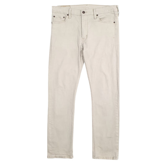 Mens Beige Levis 513 JeansW32 L30