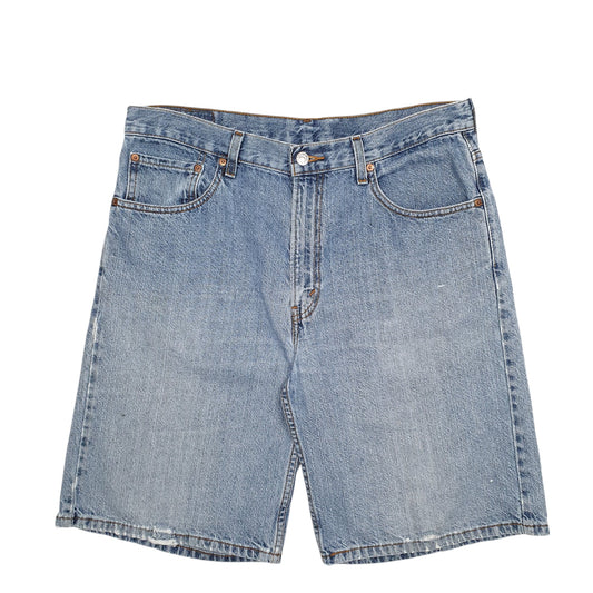 Mens Blue Levis Denim Jeans Jorts Denim Shorts