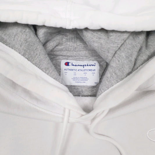 Mens White Champion Hoodie Jumper
