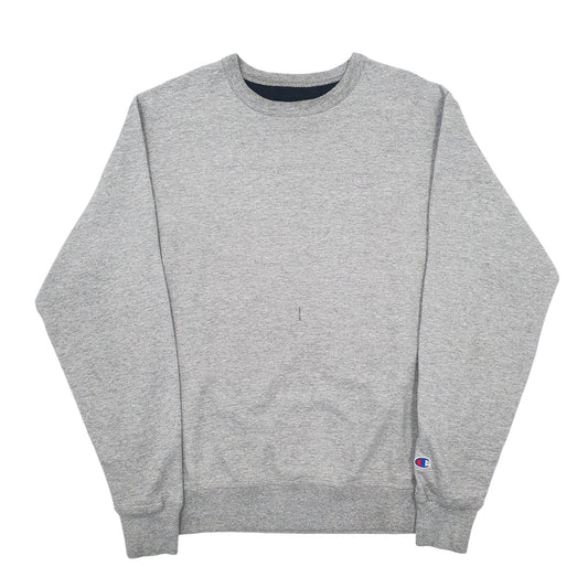 Mens Grey Champion Crewneck Jumper