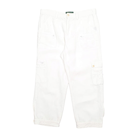 Womens White Ralph Lauren Chino Trousers