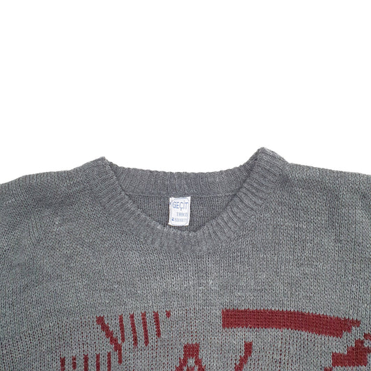 Womens Grey Gecit Crewneck Jumper
